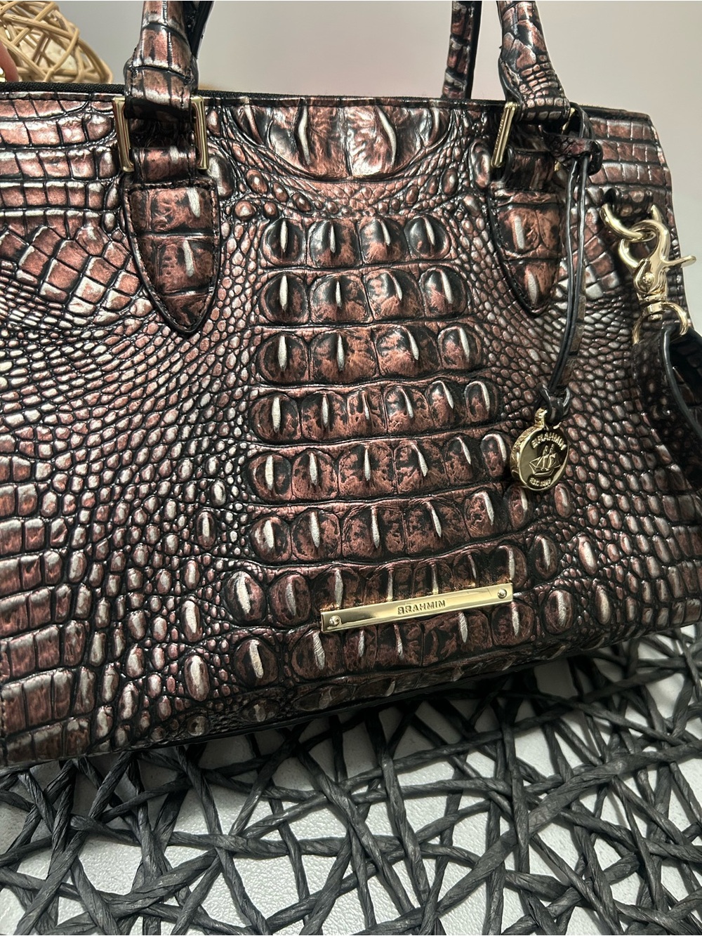 Brahmin Small Camille Plum Melbourne - Picture 2 of 9